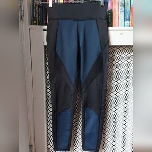 Black and Blue Athletic Leggings